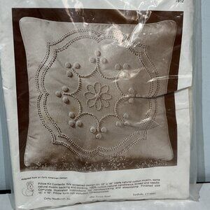 Candlewickery Kit by Cathy Needlecraft CW Royal Splendor 7802 Pillow Cover‎